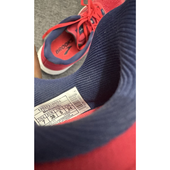 Brooks Launch 9 Running Shoes Pink Fuchsia Cobalt Size 7 - Picture 9 of 10